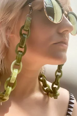 Coti Vision Abbracci Fern Green Glasses Chain* Glasses Chains|Glasses Chains