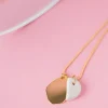 Cloud + Clay Almond Polymer Clay Gold Plated Necklace* Necklaces