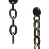 Branch Jewellery Black Buffalo Horn Chain Link Earrings* Earrings