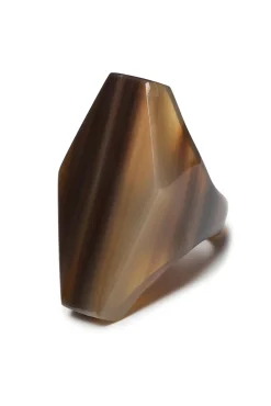 Branch Jewellery Brown Abstract Horn Ring* Rings