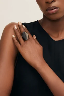 Branch Jewellery Brown Abstract Horn Ring* Rings