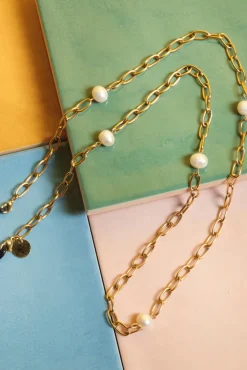 Sunny Cords Busy Babe White And Gold Glasses Chain* Glasses Chains|Glasses Chains