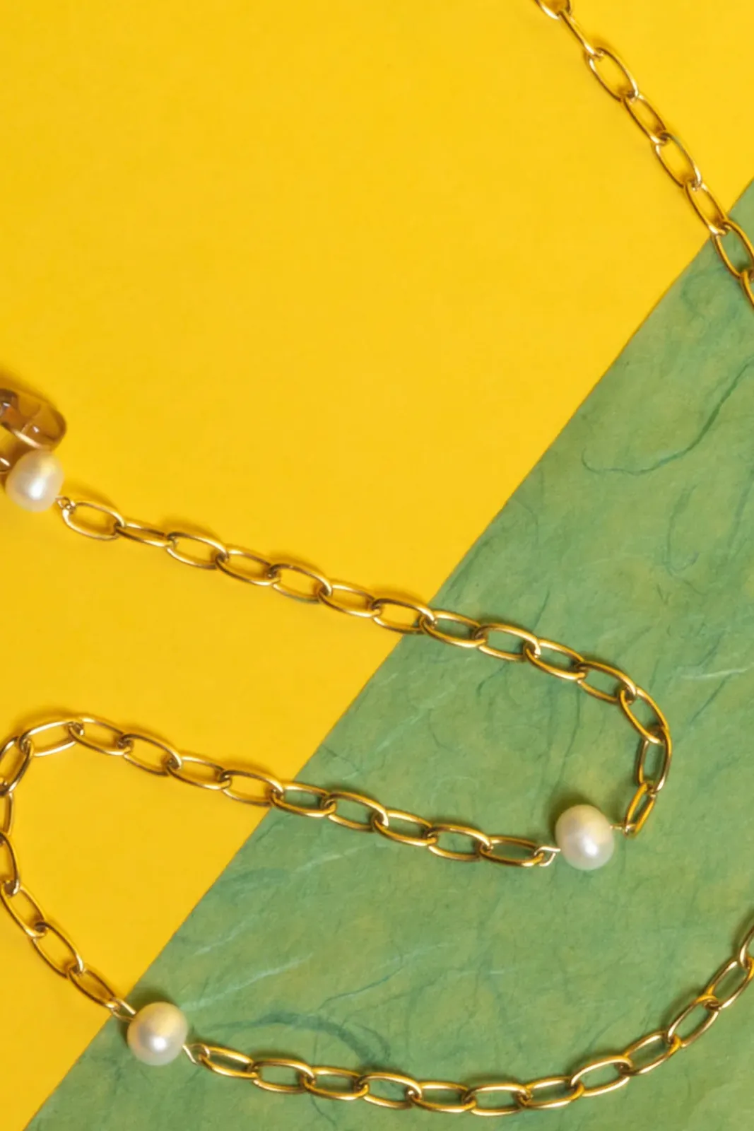 Sunny Cords Busy Babe White And Gold Glasses Chain* Glasses Chains|Glasses Chains