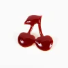 Titlee Cherry Red Shaped Pin* Brooches & Pins