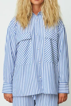 Cras Day Blue Stripe Shirt* Blouses, Shirts & Statement Tops