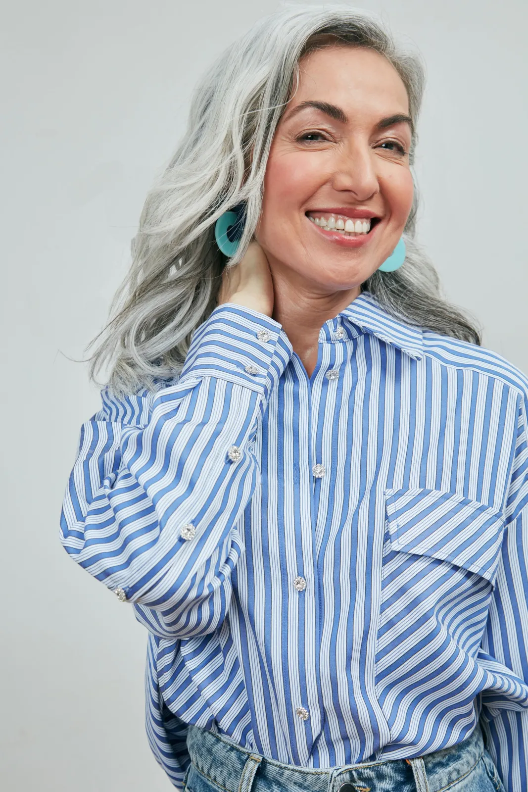 Cras Day Blue Stripe Shirt* Blouses, Shirts & Statement Tops