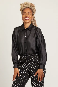 Cras Gina Black Shirt* Blouses, Shirts & Statement Tops