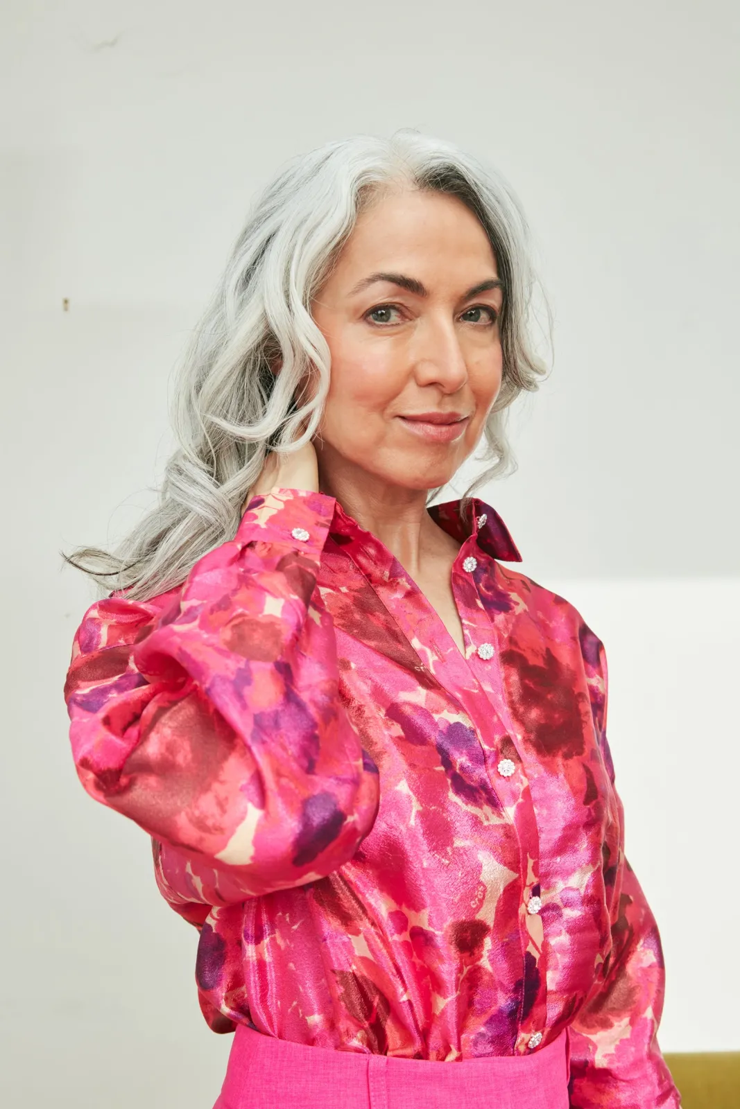 Cras Gina Pink Garden Shirt* Blouses, Shirts & Statement Tops