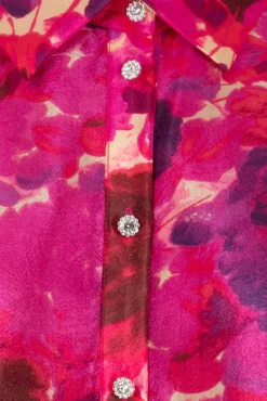Cras Gina Pink Garden Shirt* Blouses, Shirts & Statement Tops