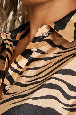 Cras Gina Zebra Almond Shirt* Blouses, Shirts & Statement Tops