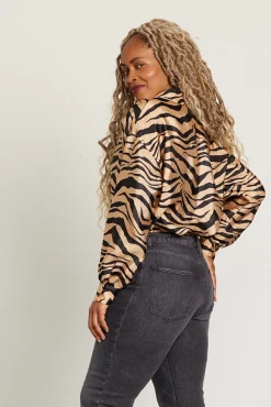 Cras Gina Zebra Almond Shirt* Blouses, Shirts & Statement Tops