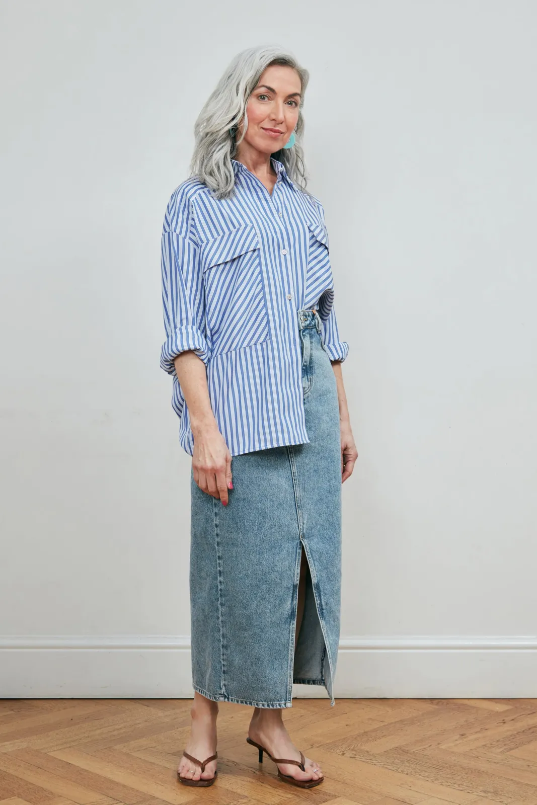 Cras Legend Denim Midi Skirt* Denim|Skirts & Trousers