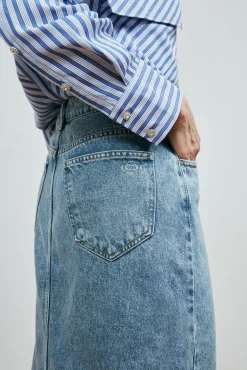 Cras Legend Denim Midi Skirt* Denim|Skirts & Trousers