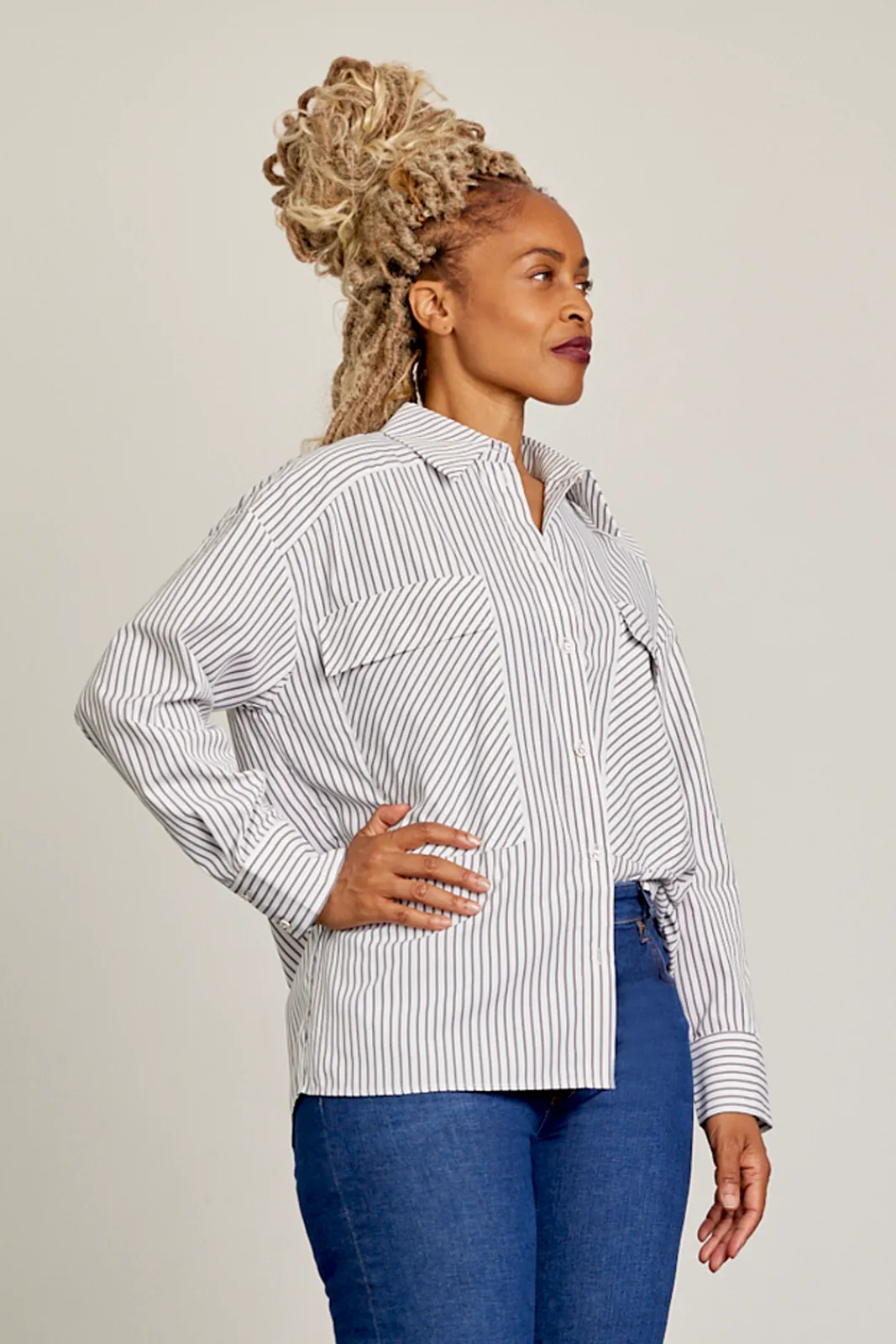 Cras Office Black Stripe Shirt* Blouses, Shirts & Statement Tops