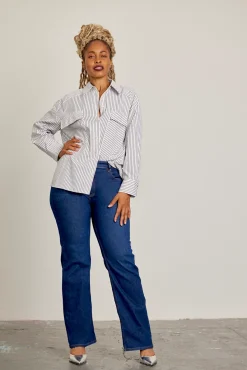 Cras Office Black Stripe Shirt* Blouses, Shirts & Statement Tops