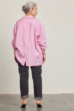 Cras Office Pink Stripe Shirt* Blouses, Shirts & Statement Tops