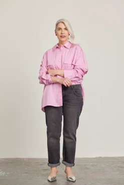 Cras Office Pink Stripe Shirt* Blouses, Shirts & Statement Tops