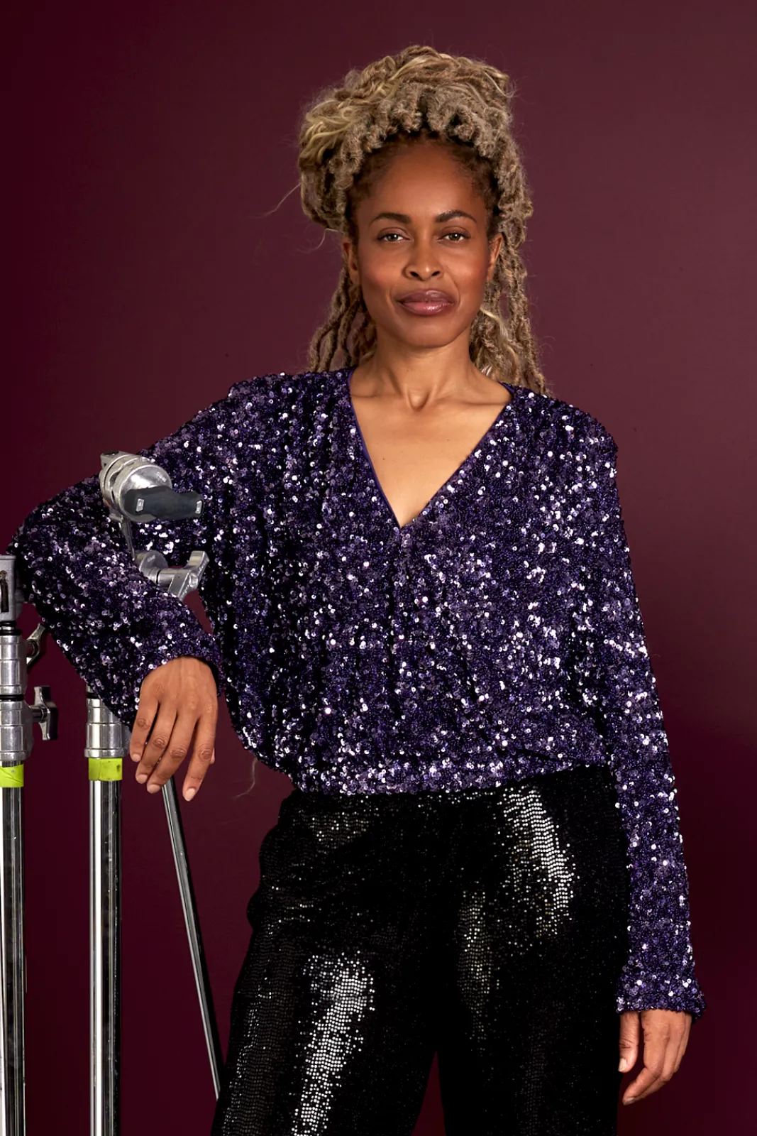 Cras Stella Sweet Grape Sequin Top* T-Shirts & Tops|Blouses, Shirts & Statement Tops