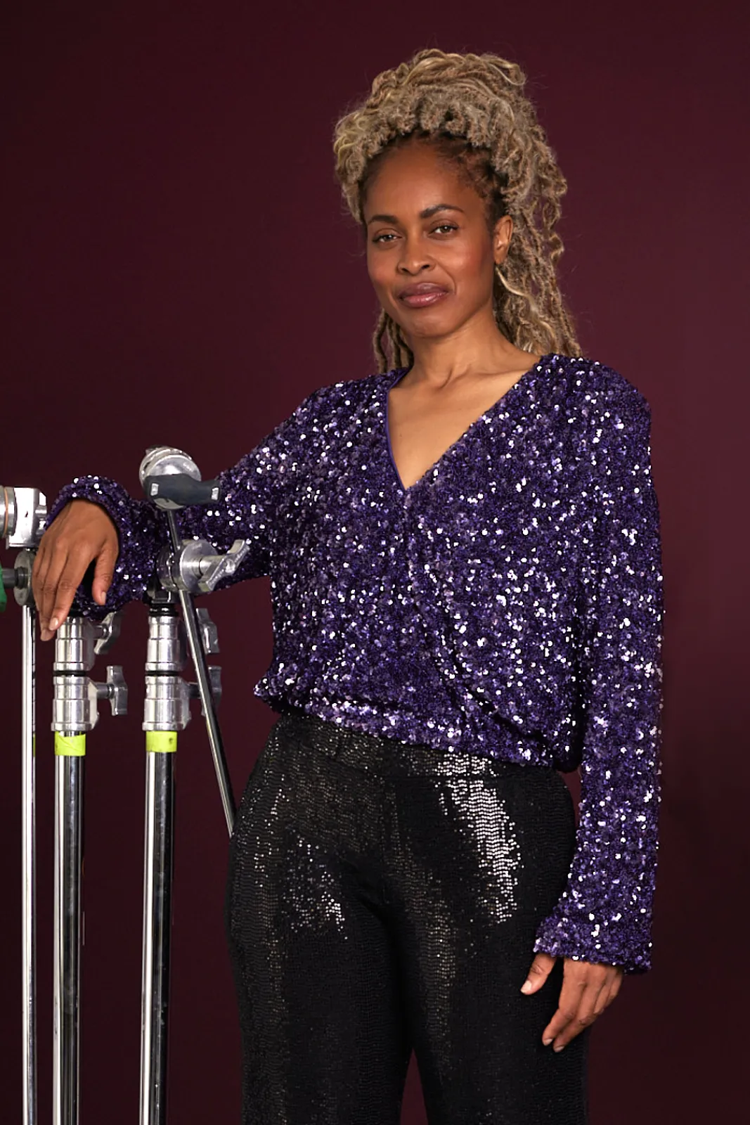 Cras Stella Sweet Grape Sequin Top* T-Shirts & Tops|Blouses, Shirts & Statement Tops