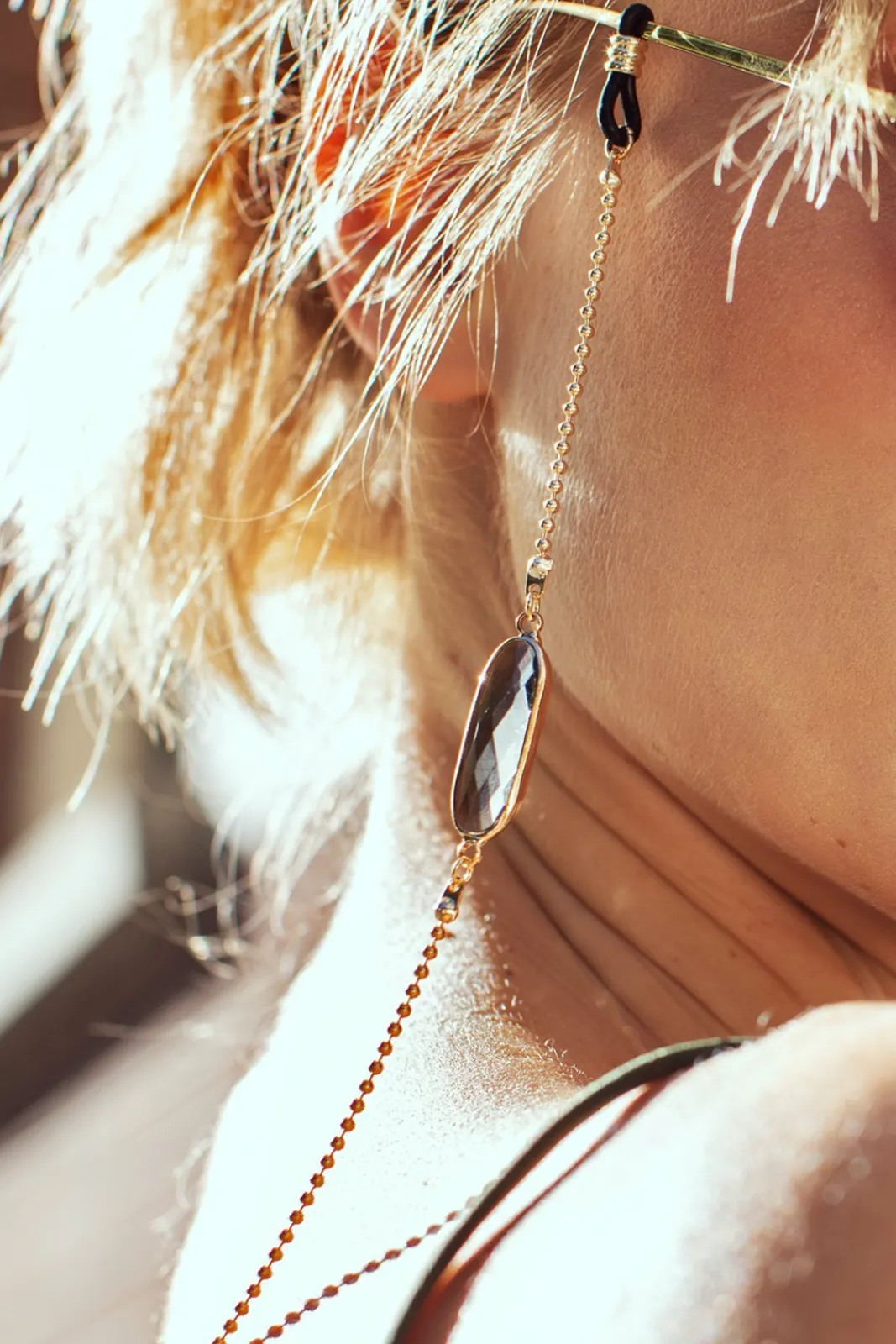 Sunny Cords Crystal C Glasses Chain* Glasses Chains|Glasses Chains