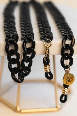 Sunny Cords Dazzling Black Sunglasses Chain* Glasses Chains|Glasses Chains
