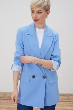 Fabienne Chapot Benny Light Blue Blazer* Jackets & Blazers|Tailoring