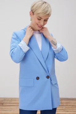 Fabienne Chapot Benny Light Blue Blazer* Jackets & Blazers|Tailoring