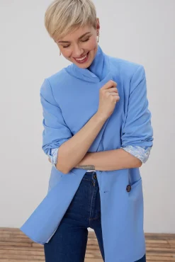 Fabienne Chapot Benny Light Blue Blazer* Jackets & Blazers|Tailoring