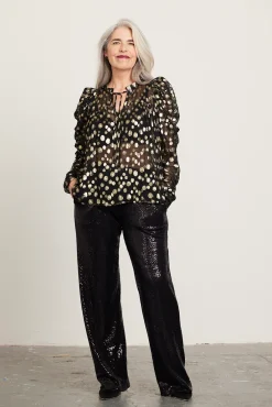 Fabienne Chapot Didi Black & Gold Top* Blouses, Shirts & Statement Tops