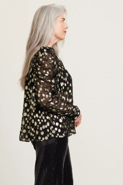 Fabienne Chapot Didi Black & Gold Top* Blouses, Shirts & Statement Tops