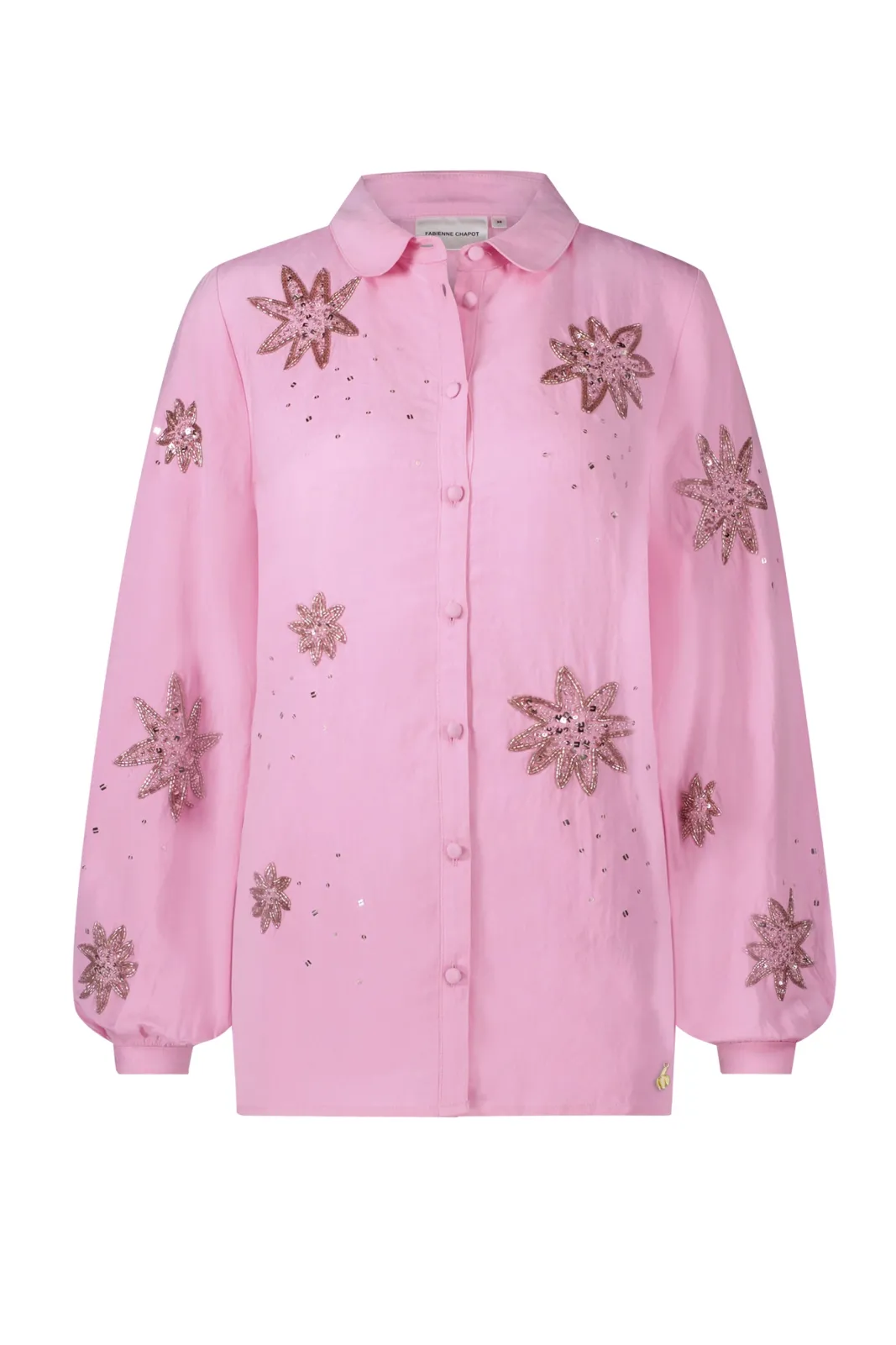 Fabienne Chapot Fleur Embellished Pink Blouse* Blouses, Shirts & Statement Tops
