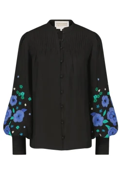 Fabienne Chapot Harry Embroidered Floral Blouse* Blouses, Shirts & Statement Tops