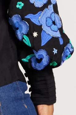 Fabienne Chapot Harry Embroidered Floral Blouse* Blouses, Shirts & Statement Tops