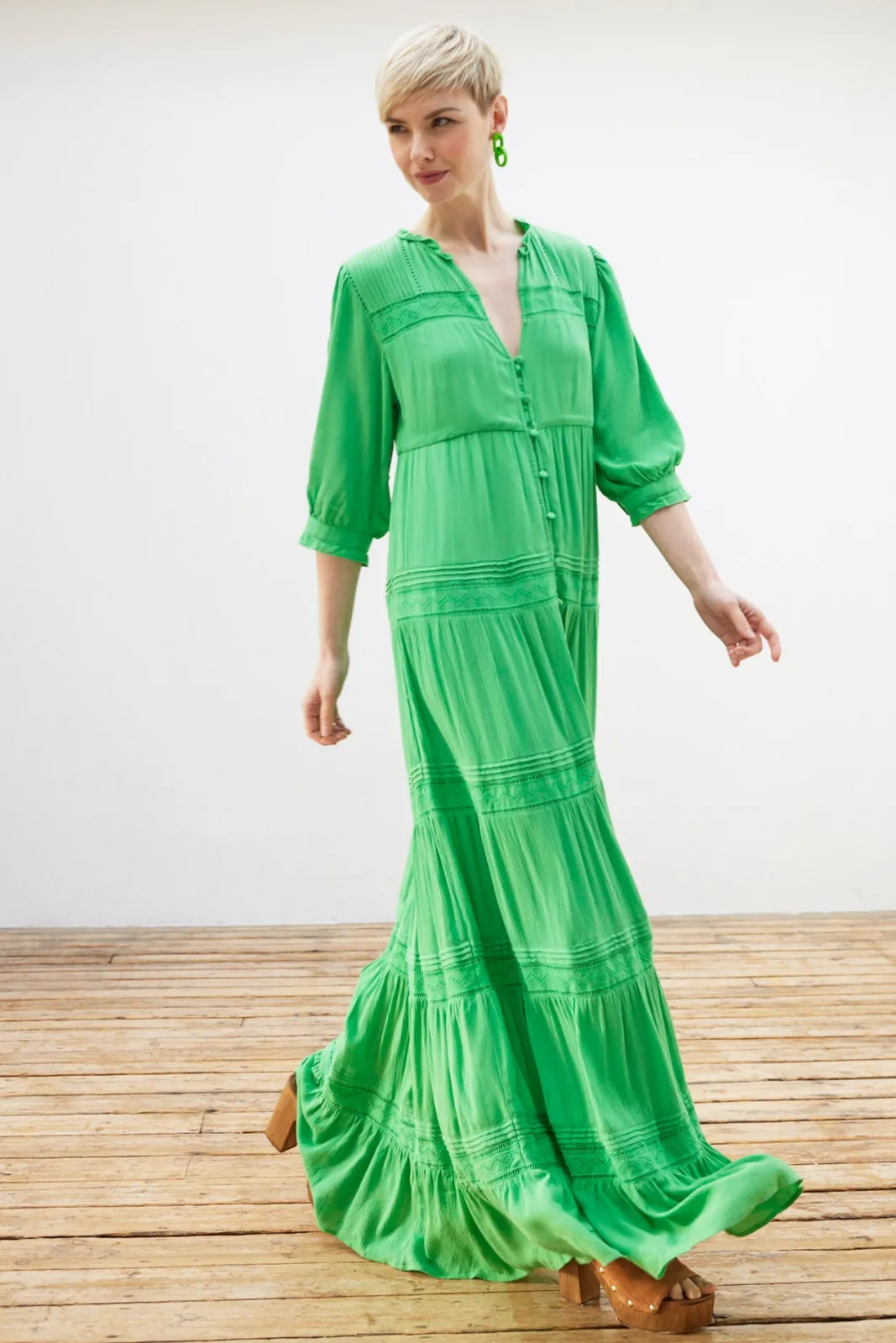 Fabienne Chapot Kira Green Maxi Dress* Dresses & Jumpsuits