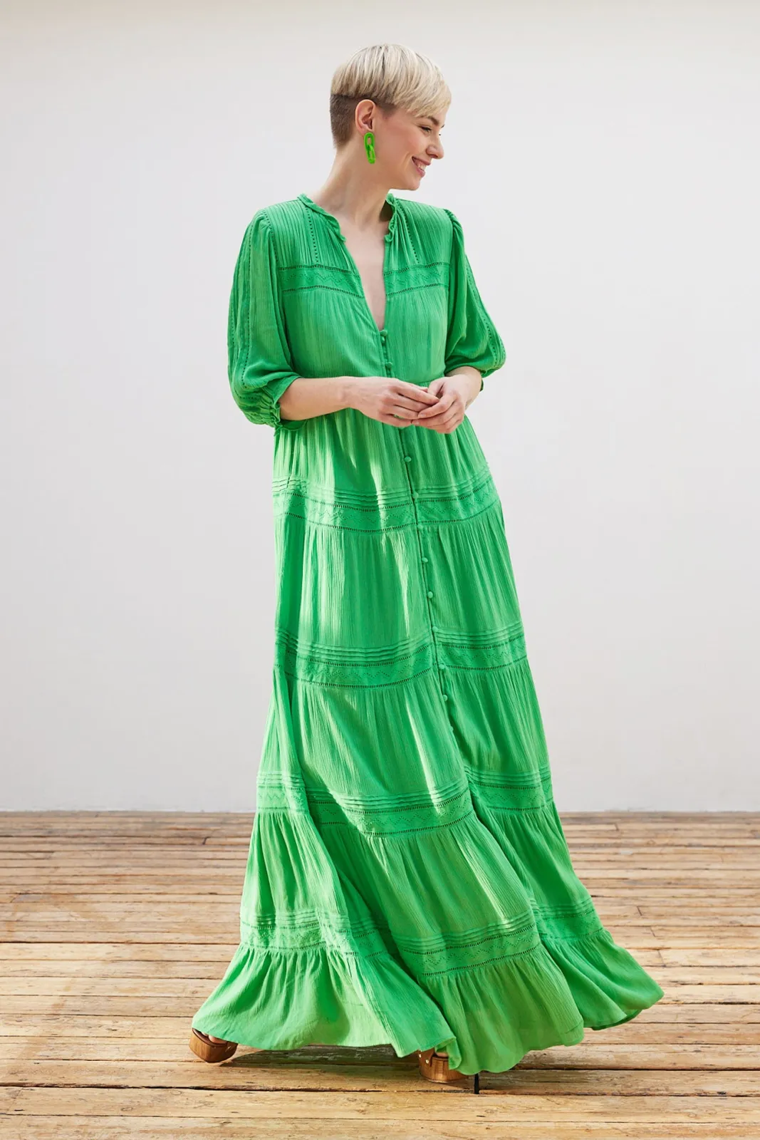 Fabienne Chapot Kira Green Maxi Dress* Dresses & Jumpsuits