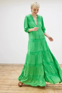 Fabienne Chapot Kira Green Maxi Dress* Dresses & Jumpsuits