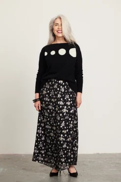 Fabienne Chapot Lydia Indi Star Lurex Midi Skirt* Skirts & Trousers