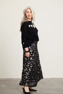 Fabienne Chapot Lydia Indi Star Lurex Midi Skirt* Skirts & Trousers