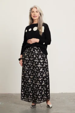 Fabienne Chapot Lydia Indi Star Lurex Midi Skirt* Skirts & Trousers