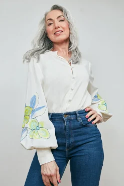 Fabienne Chapot Marielle Embroidered Floral Blouse* Blouses, Shirts & Statement Tops