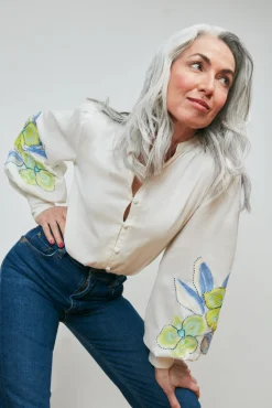 Fabienne Chapot Marielle Embroidered Floral Blouse* Blouses, Shirts & Statement Tops