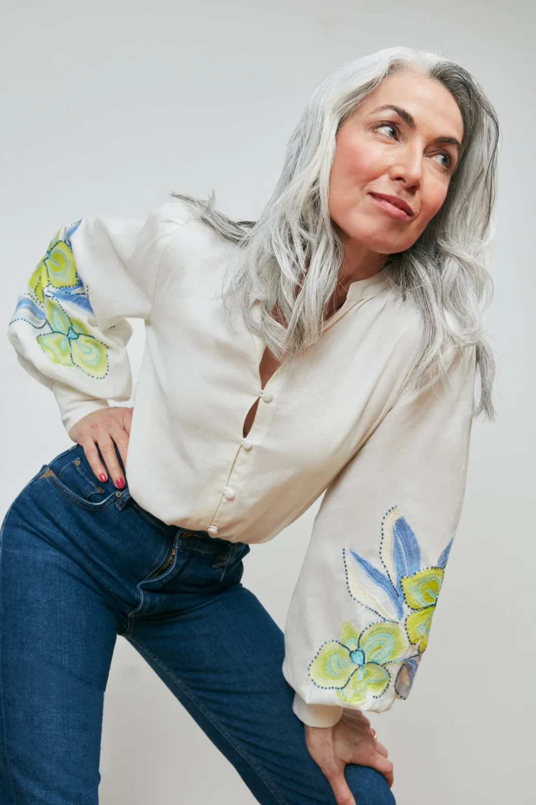 Fabienne Chapot Marielle Embroidered Floral Blouse* Blouses, Shirts & Statement Tops