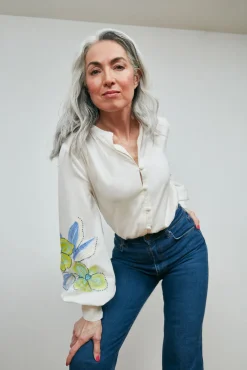 Fabienne Chapot Marielle Embroidered Floral Blouse* Blouses, Shirts & Statement Tops