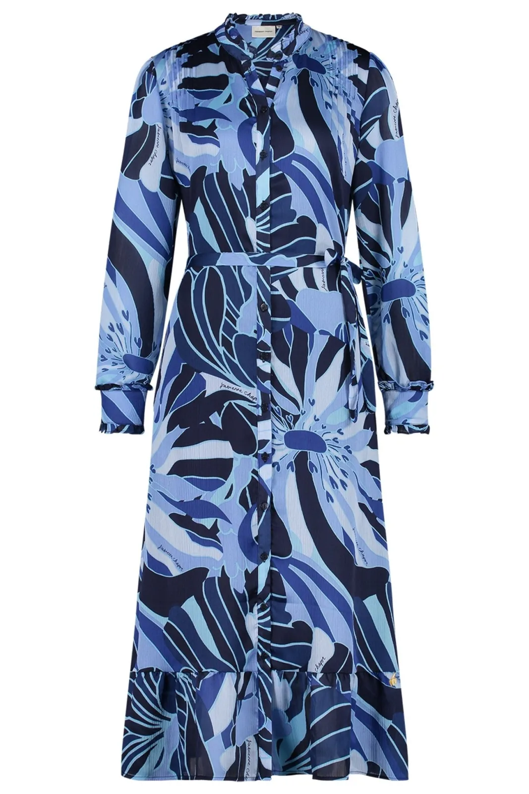Fabienne Chapot Marina Riviera Blue Floral Midi Dress* Dresses & Jumpsuits
