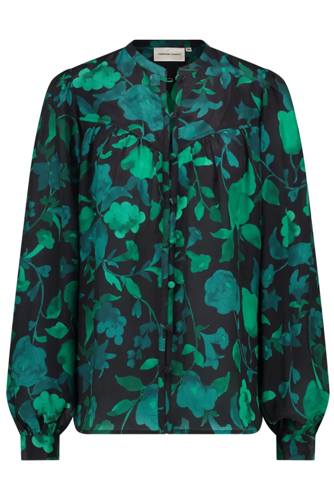 Fabienne Chapot Resa Teal Floral Blouse* Blouses, Shirts & Statement Tops