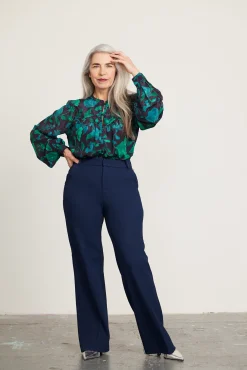 Fabienne Chapot Resa Teal Floral Blouse* Blouses, Shirts & Statement Tops