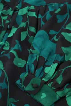 Fabienne Chapot Resa Teal Floral Blouse* Blouses, Shirts & Statement Tops