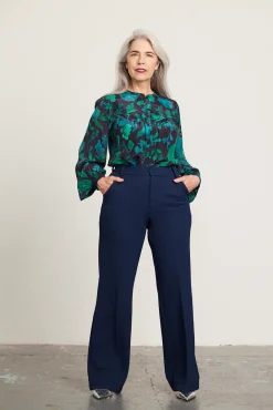 Fabienne Chapot Resa Teal Floral Blouse* Blouses, Shirts & Statement Tops
