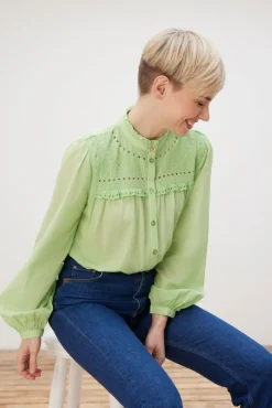 Fabienne Chapot Tootsie Light Green Blouse* Blouses, Shirts & Statement Tops