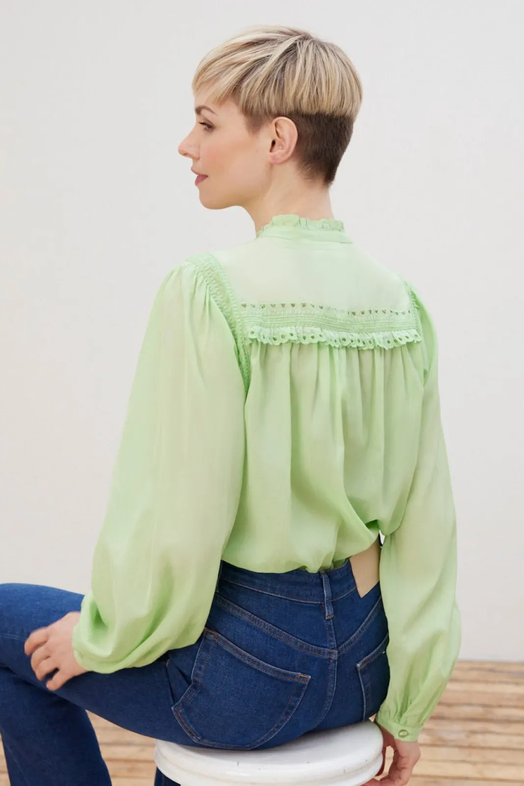Fabienne Chapot Tootsie Light Green Blouse* Blouses, Shirts & Statement Tops